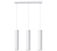 Sollux Lighting Suspension Lagos SL.0325 3 ampoules GU10 3x40 W Blanc