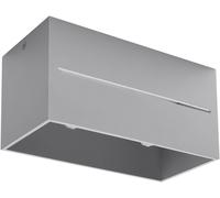 Sollux Lighting Lobo Maxi plafonnier 2x40 W gris SL.0385