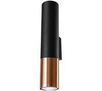 Sollux Lighting Loopez applique murale 2x40 W noir-cuivre SL.0944