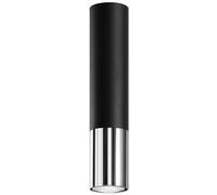 Sollux Lighting Loopez plafonnier 1x40 W noir-chrome SL.0939