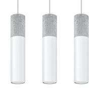 Sollux lighting Lustre béton industriel - Gris