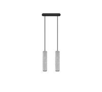 Sollux Lighting Luvo lampe suspendue 2x40 W noir-gris/cendre SL.0654