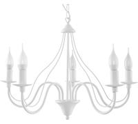 Sollux Lighting Minerwa lampe suspendue 5x40 W blanc SL.0214