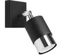 Sollux Lighting Nero applique murale 1x40 W noir-chrome SL.1064