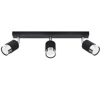 Sollux Lighting Nero plafonnier 3x40 W noir-chrome SL.1066
