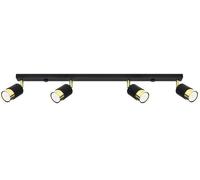 Sollux Lighting Nero plafonnier 4x40 W noir-doré SL.1072