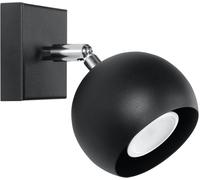 Sollux Lighting Oculare applique murale 1x40 W noir SL.0443
