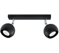 Sollux Lighting Oculare plafonnier 2x40 W noir SL.0444