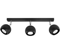 Sollux Lighting Oculare plafonnier 3x40 W noir SL.0445