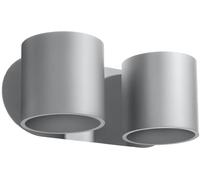Sollux Lighting Or pplique murale 2x40 W gris SL.0661