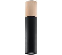 Sollux Lighting Pablo plafonnier 1x40 W noir-bois SL.0635