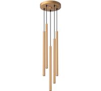 Sollux Lighting Pastelo lampe suspendue 5x8 W noir-doré SL.1174