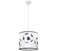 Sollux Lighting Piłka lampe suspendue 1x15 W blanc-noir SL.1425