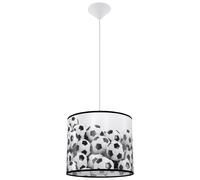 Sollux Lighting Piłka lampe suspendue 1x15 W blanc-noir SL.1427