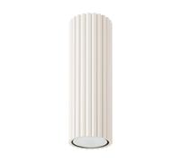 SOLLUX lighting Plafonnier LED - Spot de Plafond - en Aluminium - 1 Spot - 6,5 x 6,5 x 20 cm - Karbon Beige
