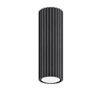 Sollux Lighting Plafonnier Karbon SL.1569 1x10 W Aluminium Noir Dimmable