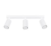 Sollux Lighting Spot Karbon 3 lampes Aluminium Blanc