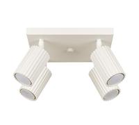 Sollux Lighting – Plafonnier Karbon SL.1602 – 4 x 10 W, aluminium, 4 abat-jours – Beige
