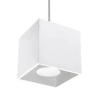 Sollux Lighting Suspension Quad 1 SL.0062 – Aluminium blanc – 1x40 W (GU10)