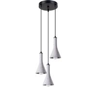 Sollux Lighting Rea lampe suspendue 3x15 W noir-gris/cendre SL.1226