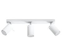 Sollux Lighting Plafonnier Ring SL.0089 3x40 W GU10 remplaçable blanc bras orientable