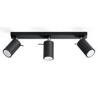 Sollux Lighting Ring plafonnier 3x12 W noir SL.0093
