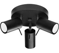 Sollux Lighting Ring plafonnier 3x40 W noir SL.1016