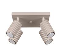 Sollux lighting Spot plafond Karbon 4 lampes - Beige