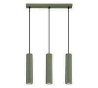 Sollux lighting Suspension barre 3 spots - Vert