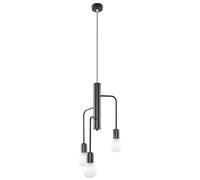 Sollux Lighting Duomo lampe suspendue 3x60 W noir SL.0302