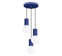 Sollux lighting Suspension Halo 3P - Multicolore