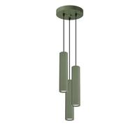 Sollux Lighting Karbon lampe suspendue 3x10 W vert SL.1614