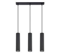 Sollux Lighting Karbon lampe suspendue 3x10 W noir SL.1575