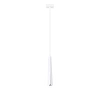 SOLLUX lighting - Suspension Luminaire PRYSM - Luminaire Décoratif - Lampe LED - Faible Consommation Énergétique - G9, 1x max 8W LED, ~230V, 50Hz, IP20 - Blanc - 8x8x120cm