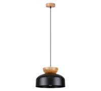 Sollux Lighting Marion lampe suspendue 1x15 W noir-bois SL.1351