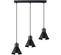 Sollux Lighting Taleja lampe suspendue 3x60 W noir SL.0986