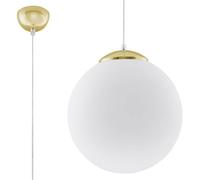 Sollux Lighting Ugo lampe suspendue 1x60 W blanc-doré SL.0716