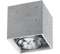Sollux Lighting Valde plafonnier 1x40 W gris SL.0646