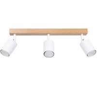 Sollux Lighting Verdo plafonnier 3x10 W blanc-bois SL.1288