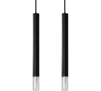 Sollux Lighting Wezyr lampe suspendue 2x40 W noir SL.0961