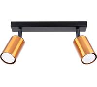 Sollux Lighting Winx plafonnier 2x10 W noir-cuivre SL.1375