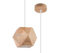 Sollux Lighting Woody lampe suspendue 1x40 W bois SL.1011