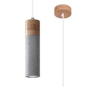 Lampe suspendue Sollux Lighting Zane 1 Gris TU