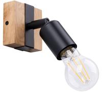 Sollux Lighting Zuca applique murale 1x15 W noir-bois SL.1295