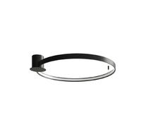 Plafonnier plafonnier lampe design anneau LED lampe de chambre noir L 78 cm