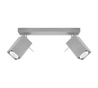 Sollux Lighting Merida plafonnier 2x40 W gris SL.0456