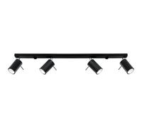 Sollux spot plafond Ring - Noir
