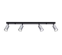 Sollux Lighting Winx plafonnier 4x10 W noir-chrome SL.1371