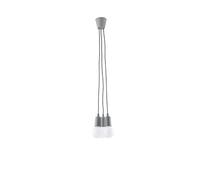 Sollux Lighting Diego lampe suspendue 3x60 W gris/cendre SL.0576