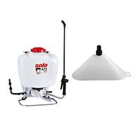 Solo Classic 47521 Pulvérisateur à Dos Blanc 36 x 22 x 51 cm & Ovale Drift Garde avec Plat Buse de pulvérisation